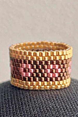 Anillos delicas de Miyuki, Artesanías de alta calidad, artesanos, Anillos personalizados